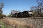 NS 1132 and 3622 take a train East through Cove PA, Milepost 116